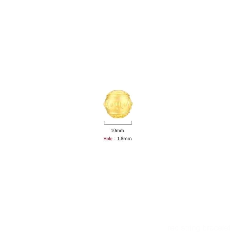 10mm mantra bead size reference chart showing diameter and hole measurements