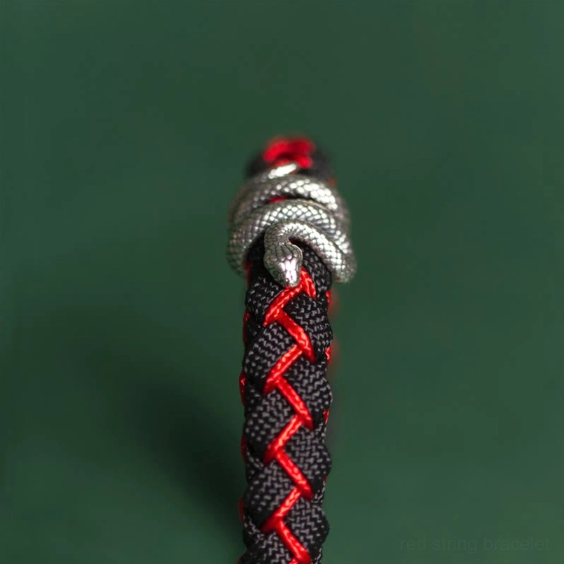 2025 Wood Snake Zodiac Lucky Protection Red String Bracelet