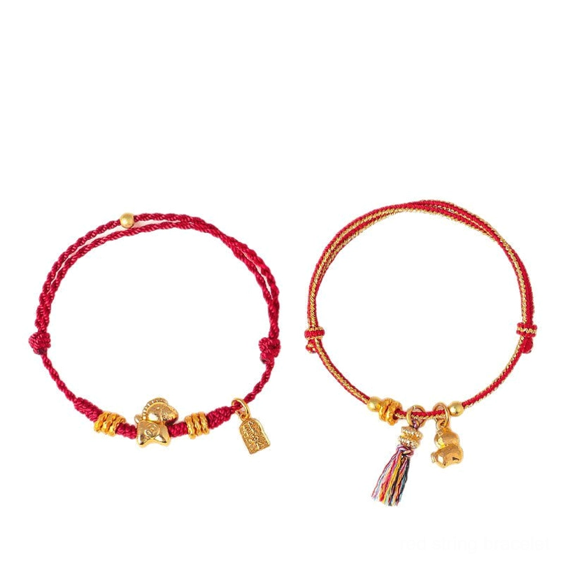 2026 Year of the Fire Horse lucky red string bracelet