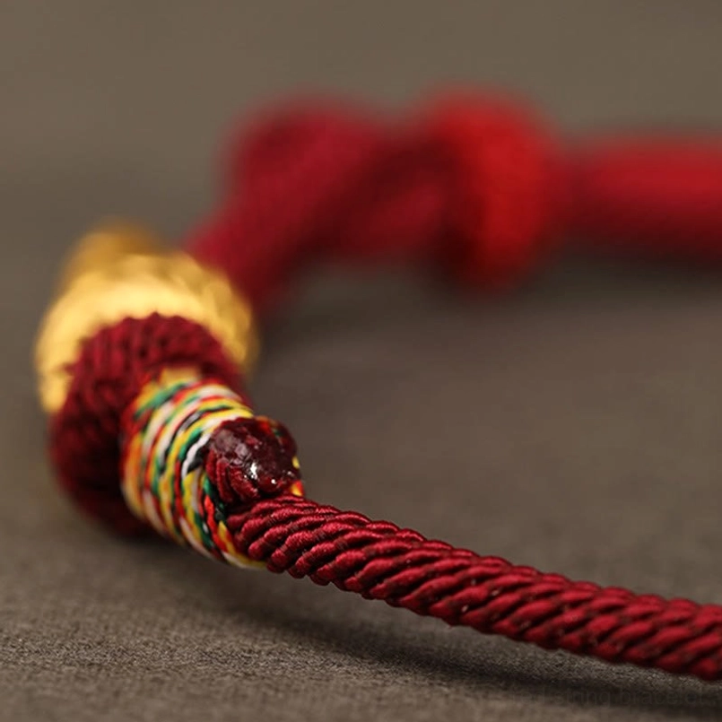 999 pure gold snake charm detail of year of the snake red string bracelet