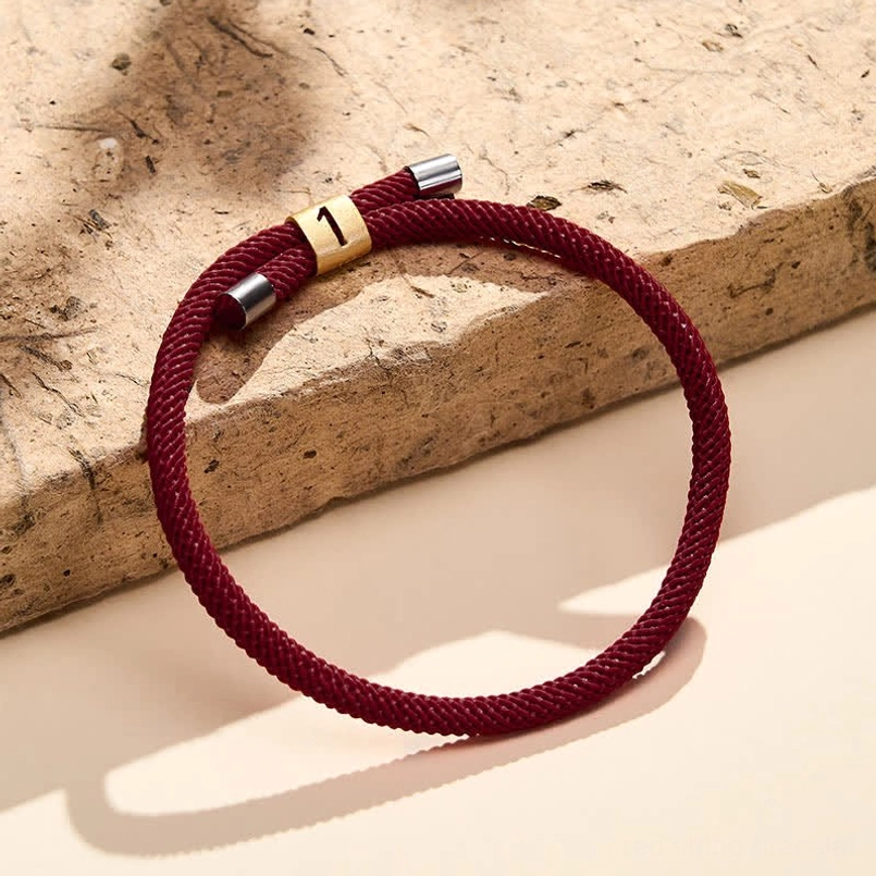 Angel number 1 red string bracelet new beginning independence