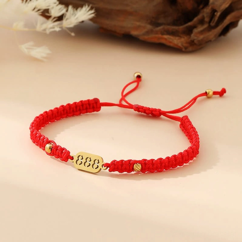 Angel numbers braided bracelet gift box packaging eco-friendly materials