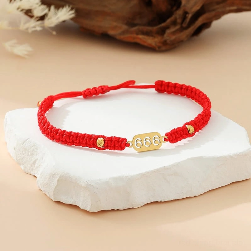 Red black angel numbers bracelet collection spiritual protection lucky
