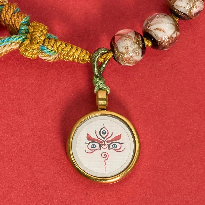 Five Directions Wealth God Buddha Eye bracelet spiritual protection symbol