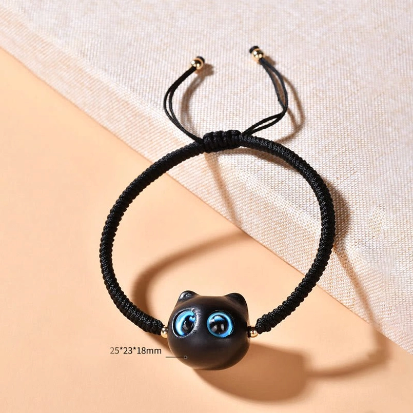 Cat bracelet collection showing multiple color options and design details