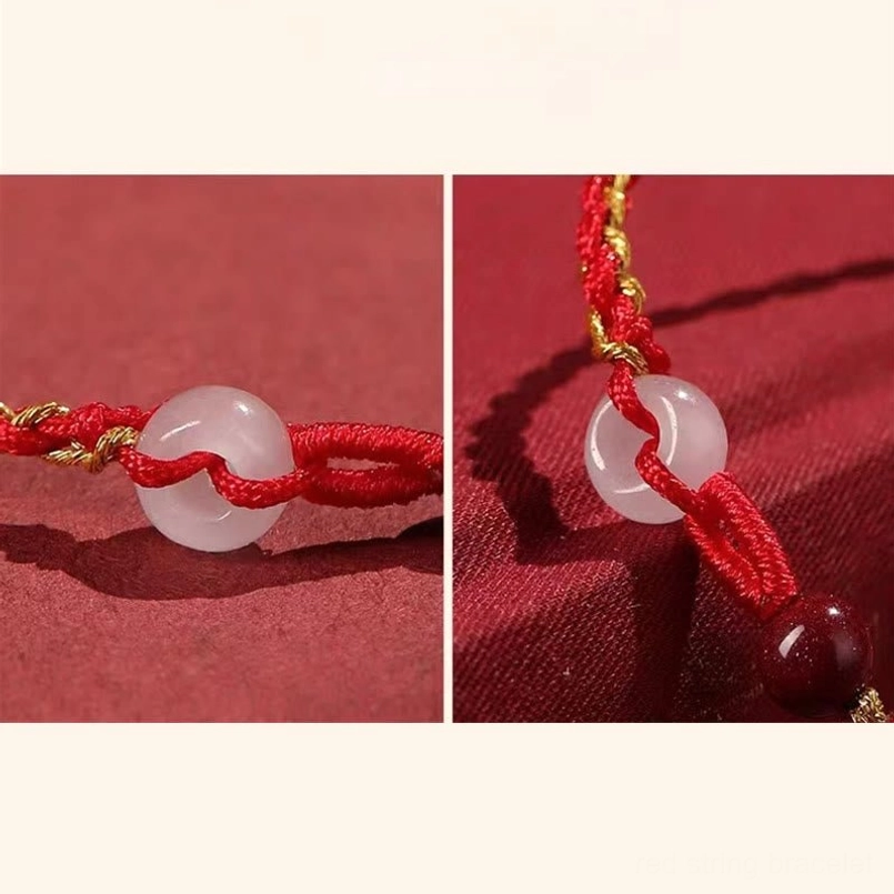 Cinnabar jade peace buckle bracelet unboxing presentation