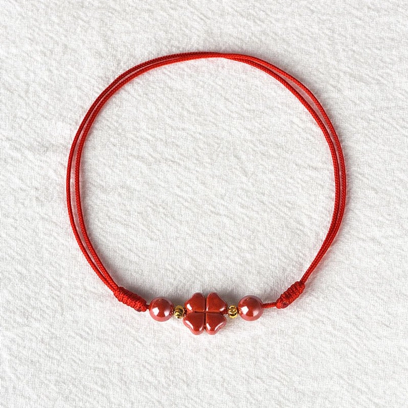 Cinnabar red string bracelet gift packaging presentation box