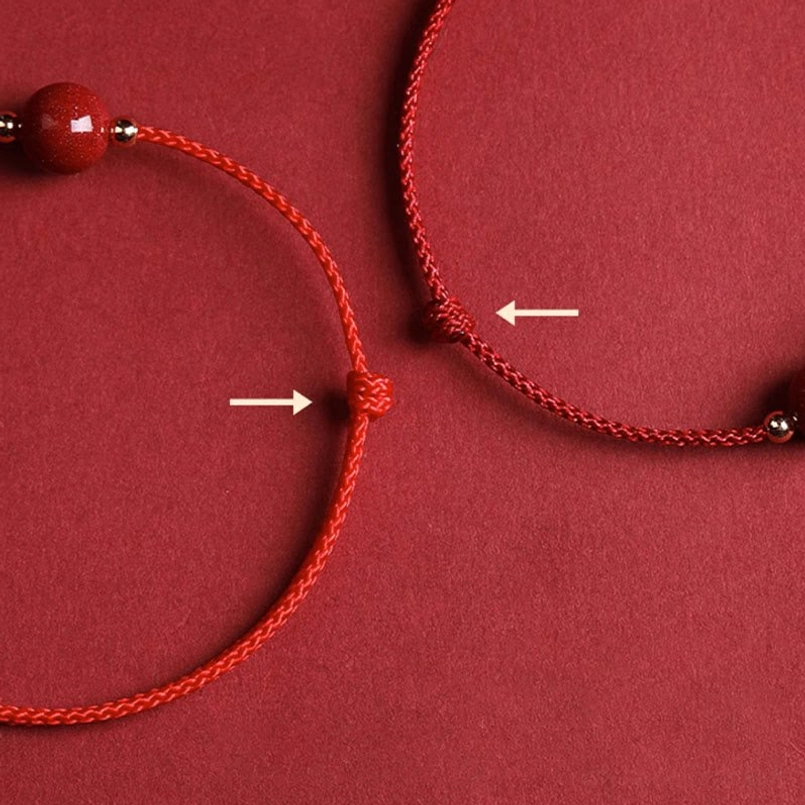 Cinnabar red string protection bracelet spiritual meaning infographic