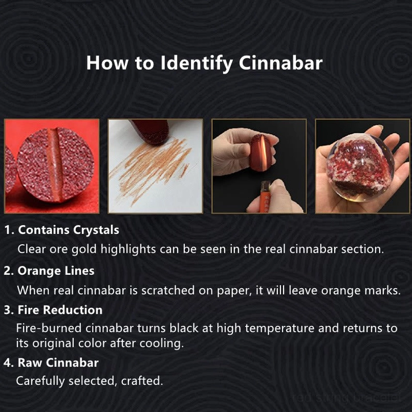 Real cinnabar stone identification guide with four verification methods and test demonstrations