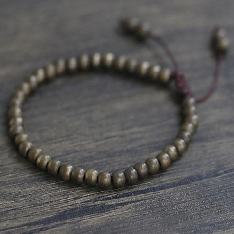 Unisex copper bead red string bracelet gift set display