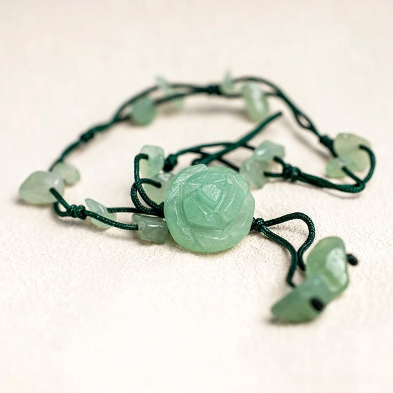 Healing crystal anklet care guide showing how to cleanse and maintain amethyst, rose quartz, and aventurine
