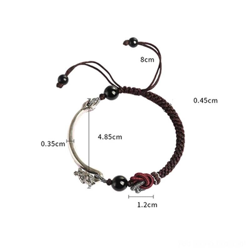 Size comparison and wrist fit demonstration of adjustable 925 silver dragon bracelet