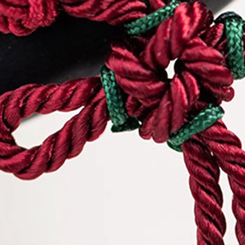 Ebony tassel hairpin worn elegantly showing cultural heritage style