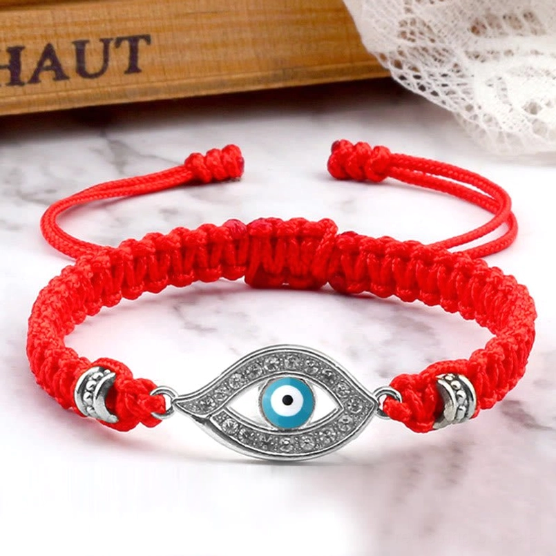 Evil eye red string bracelet business success career prosperity charm