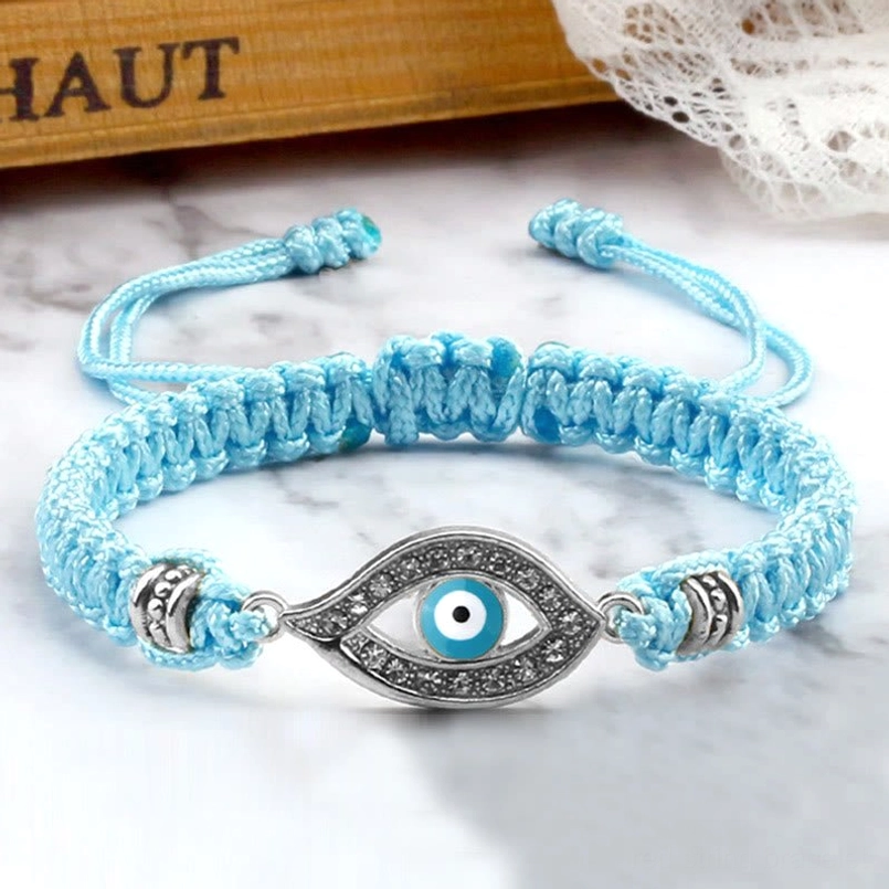 Evil eye red string bracelet men masculine style bold protection