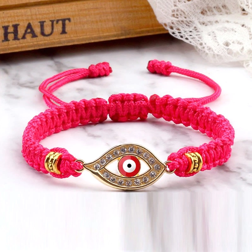 Evil eye bracelet adjustable sizing guide measurements wrist circumference