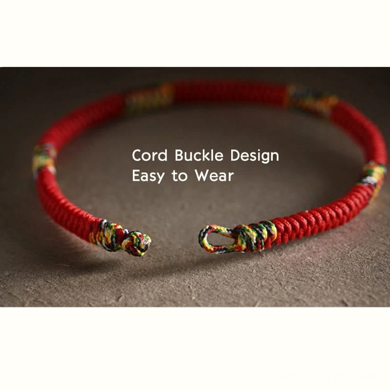 Five colors king kong knot red string bracelet fortune protection charm spiritual jewelry product