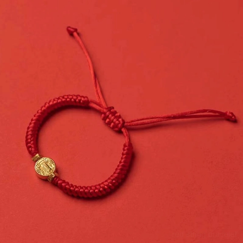 Normal knot style five directions wealth red string bracelet alternative design for beginners and daily wear