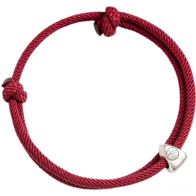 925 sterling silver fu charm red string bracelet care instructions storage