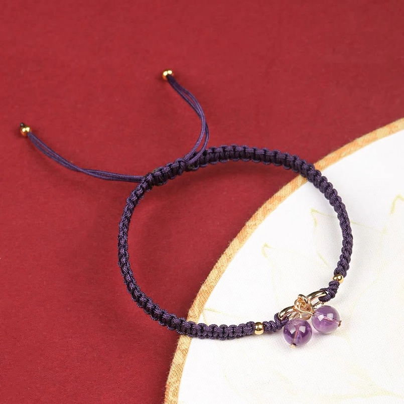 Green Phantom Stone Red String Bracelet - Luck and Confidence Enhancer