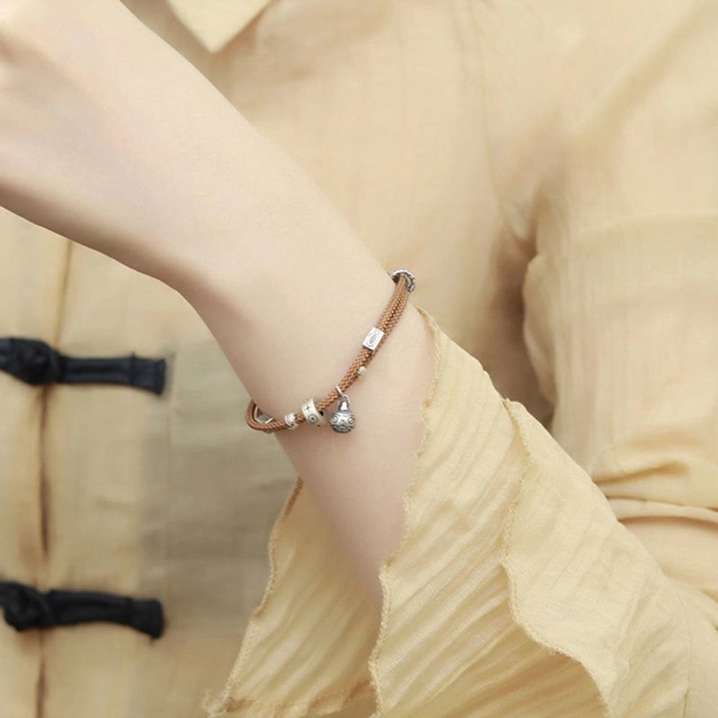 Handcrafted koi fish bracelet showing artisan quality and engraved silver work