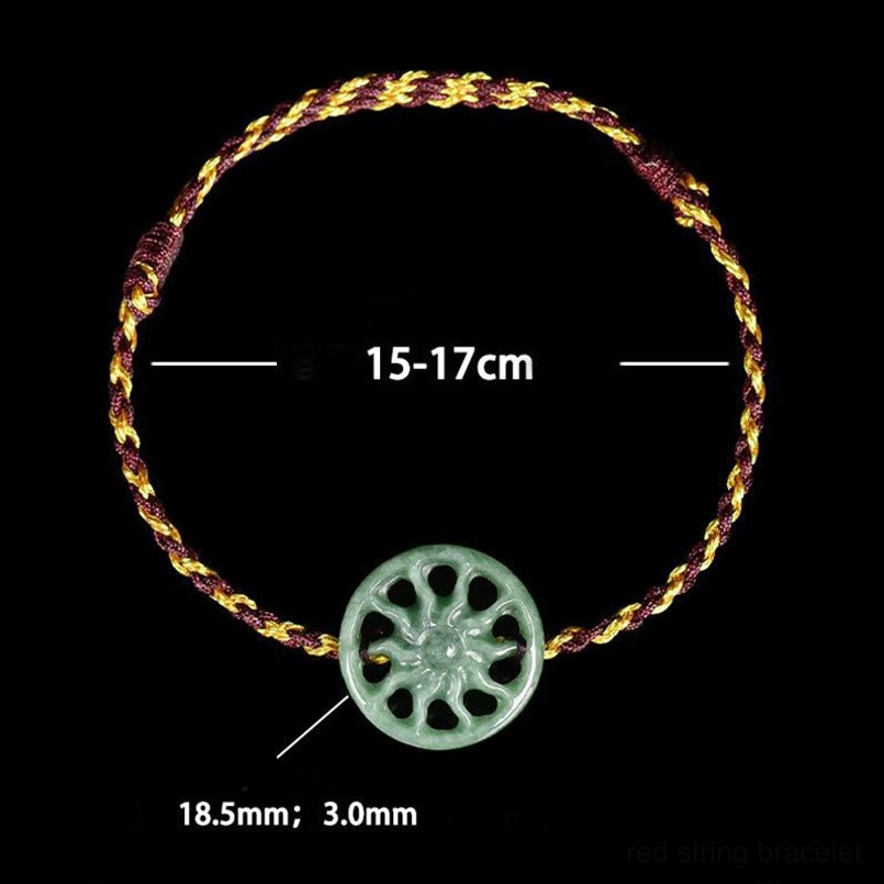 Jade sun braided bracelet size specification reference shot
