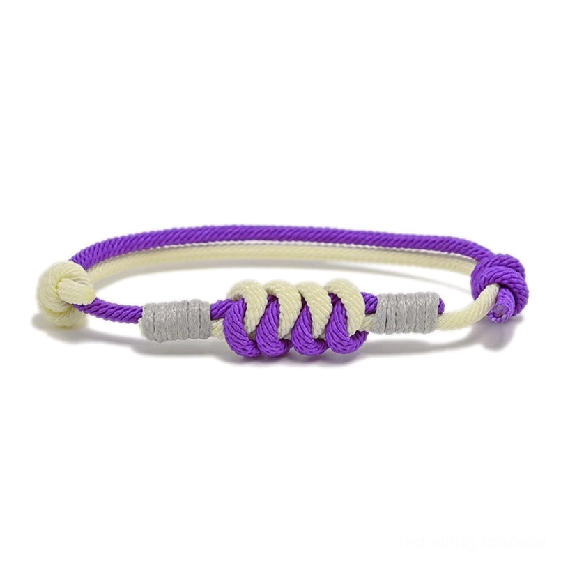 Purple King Kong knot Tibetan Buddhist bracelet, spiritual awakening and protection