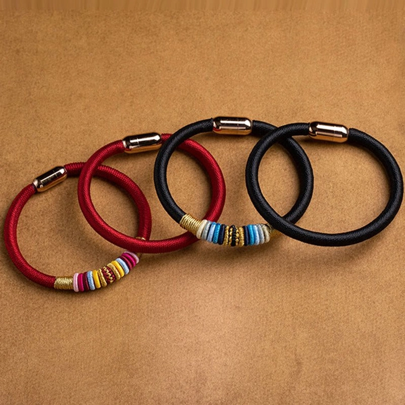 Tibetan King Kong Knot bracelet multiple sizes and color options with magnetic buckle