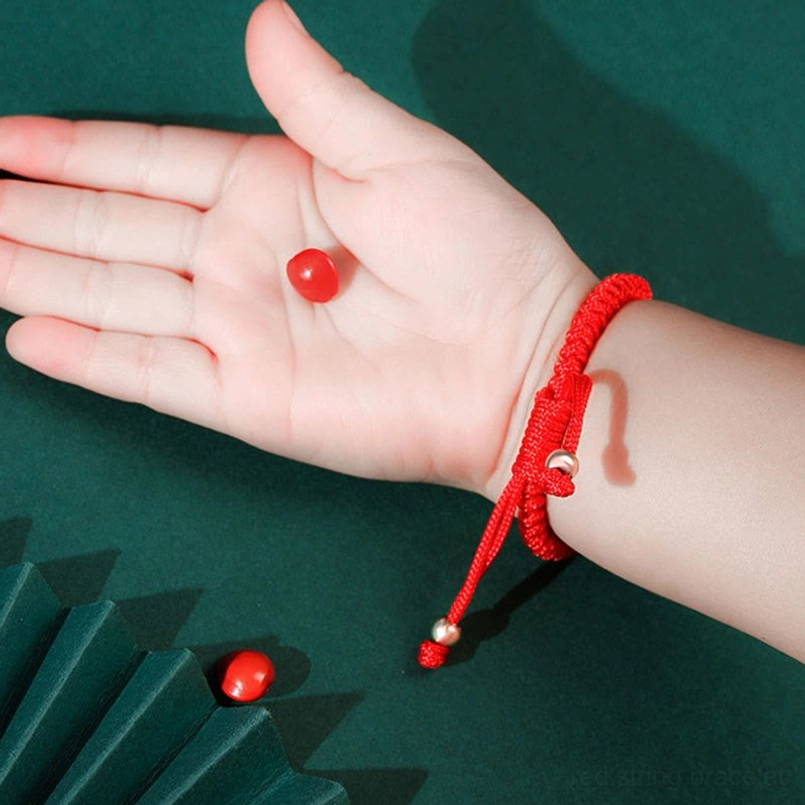 King Kong knot braided kids bracelet with protective Buddhist charm