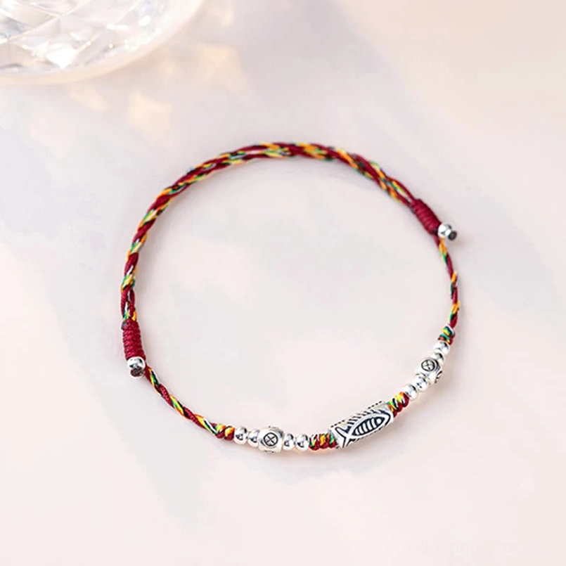 925 sterling silver koi fish red string bracelet packaging and presentation