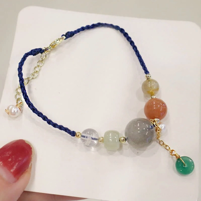 Moonstone healing bracelet natural material variations authentic gemstones