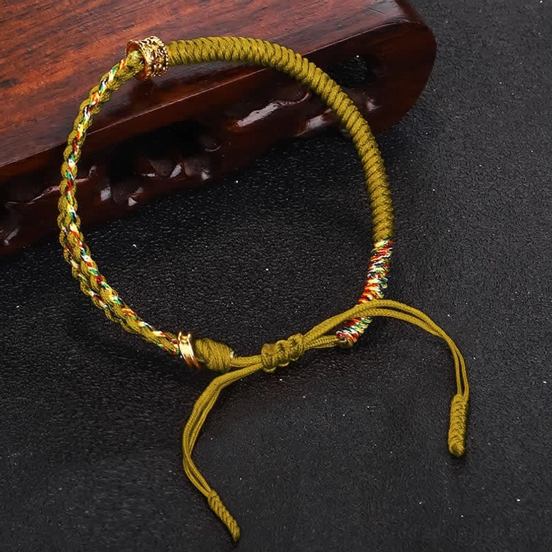 Om Mani Padme Hum red string bracelet collection - all colors available