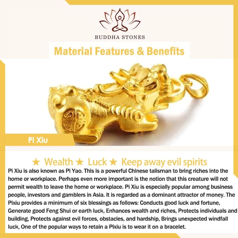 Traditional Chinese Pixiu charm introduction for wealth and good luck