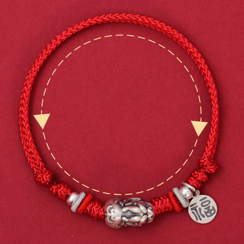 Pixiu Fu wealth bracelet size measurement - wrist circumference guide 14-17cm