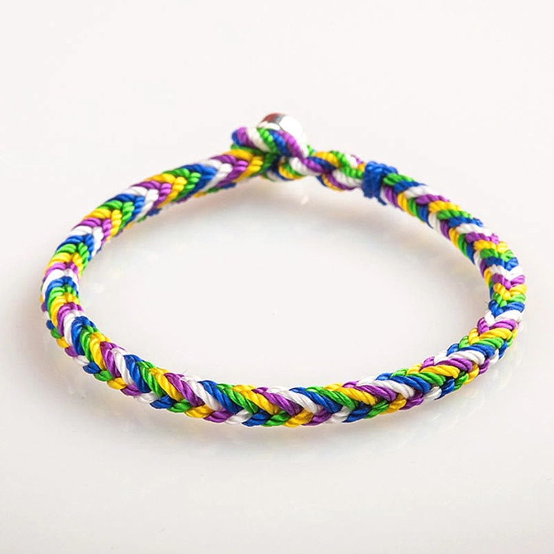 Premium multicolor lucky red string bracelet with king kong knot and traditional design