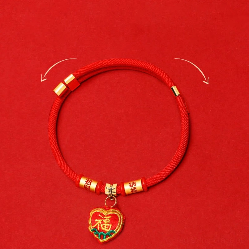Premium red woven pet collar with adjustable length and gold-toned hardware