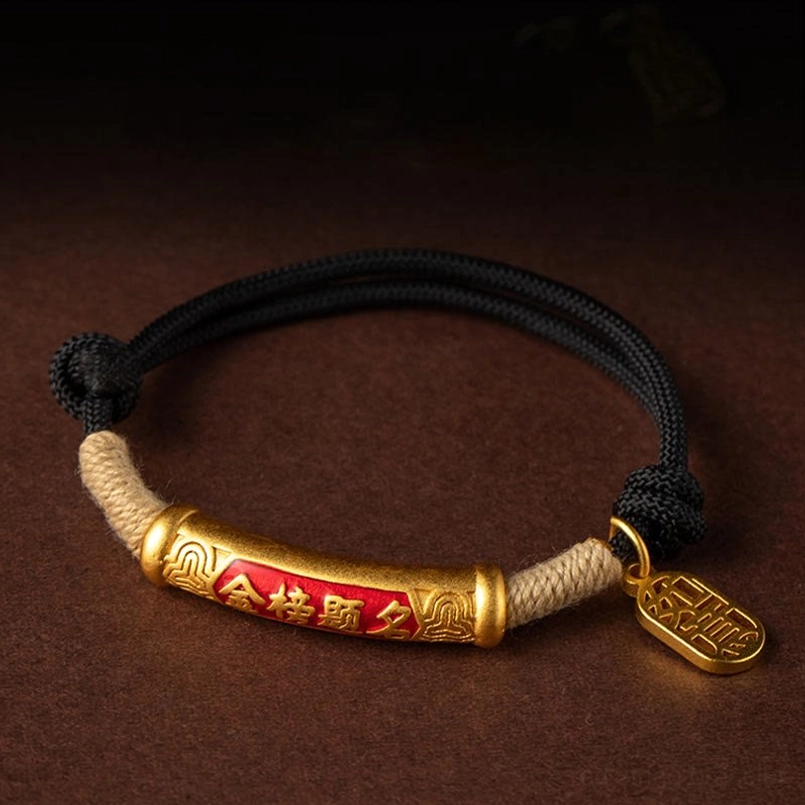 silver protection bracelet against negative energy sacred tibetan blessing cord