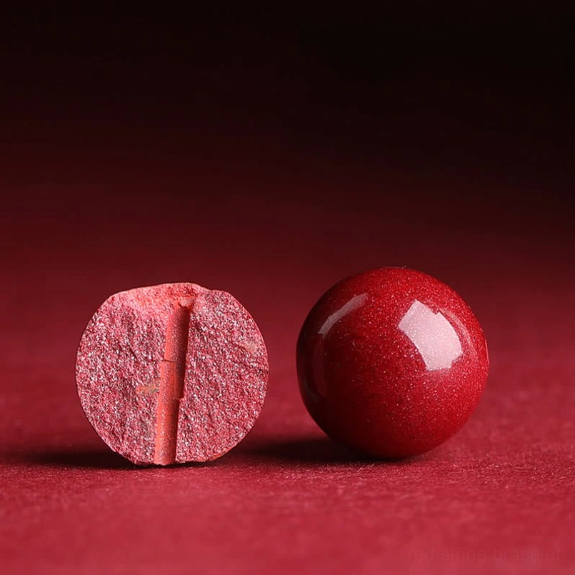 Red agate stone specimen showing natural grain and protective properties