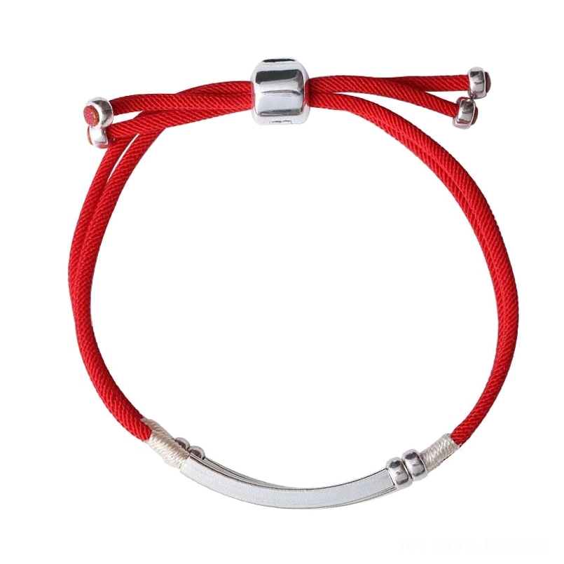 Sterling silver red cord bracelet symbolizing luck prosperity and spiritual blessings