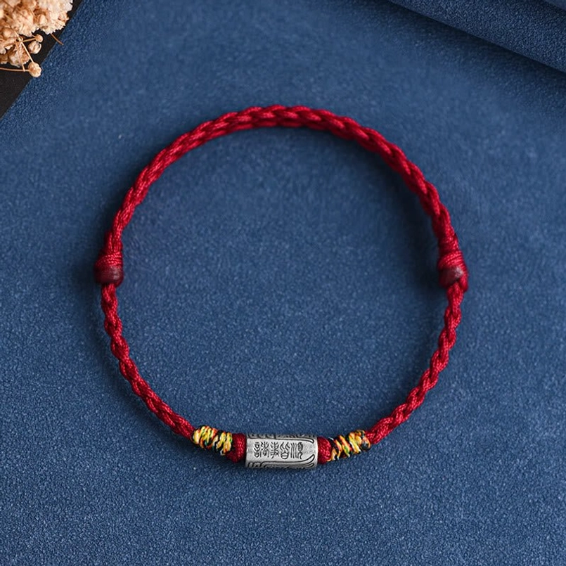 Everything goes well red string bracelet anklet in multiple colorful rope options