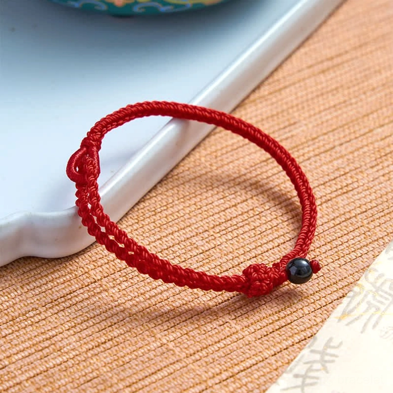 Red string balance bracelet natural gemstone variations and authenticity