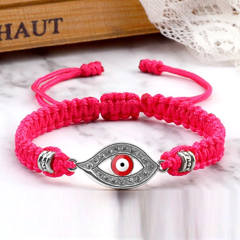 Red string bracelet knot tying technique traditional closure method