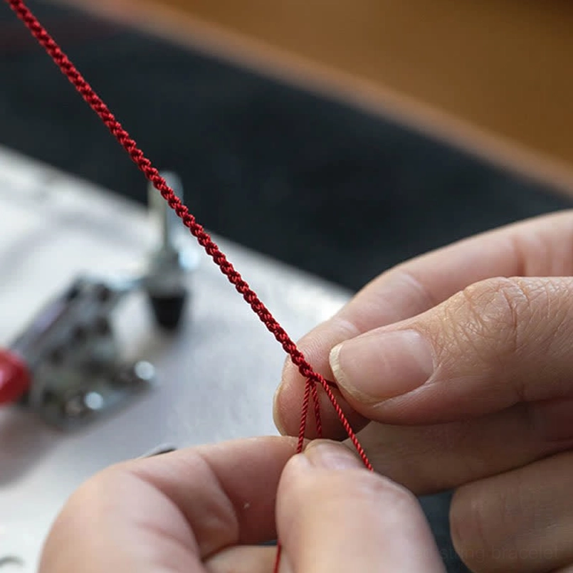 Red string infinity bracelet size comparison guide adjustable circumference measurement