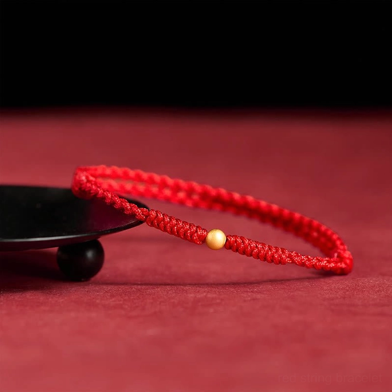 Authentic handcrafted red string bracelet, spiritual protection talisman