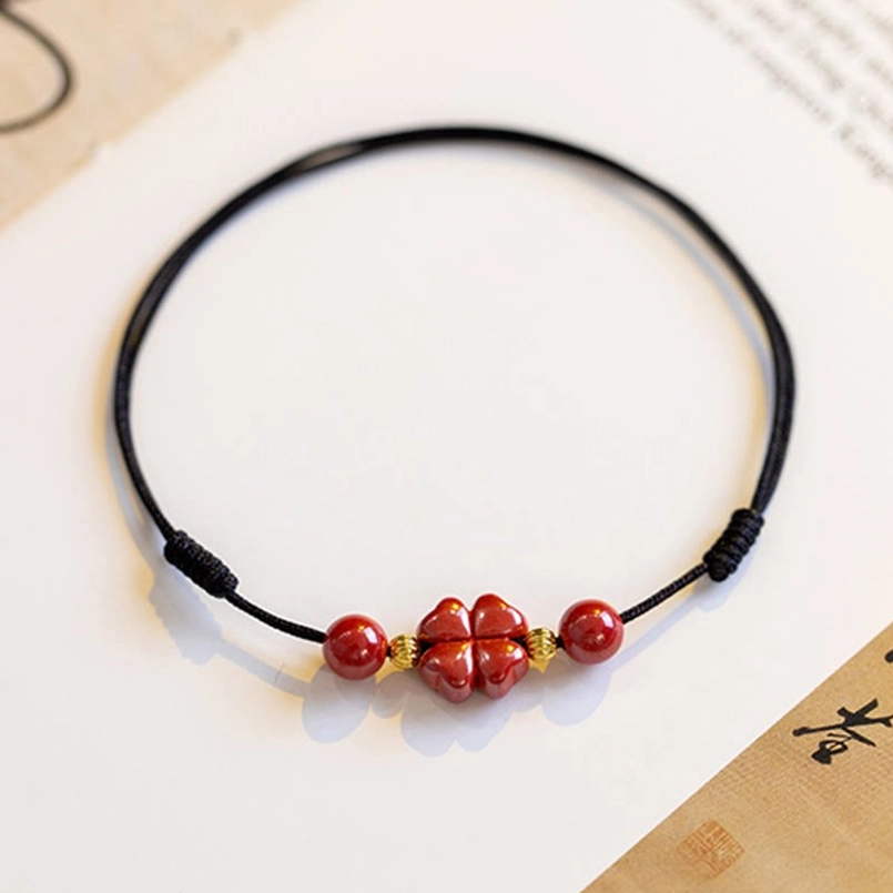 Red string cinnabar bracelet spiritual journey destiny connection bracelet meaning