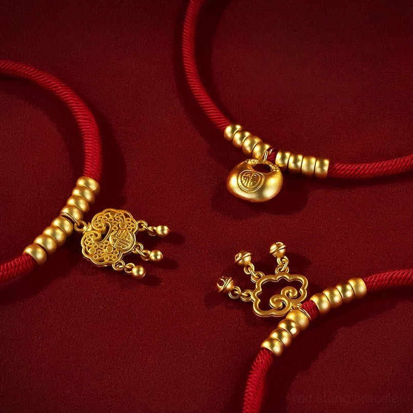 Red string pet collar blessing and energy protection for pets - spiritual tradition
