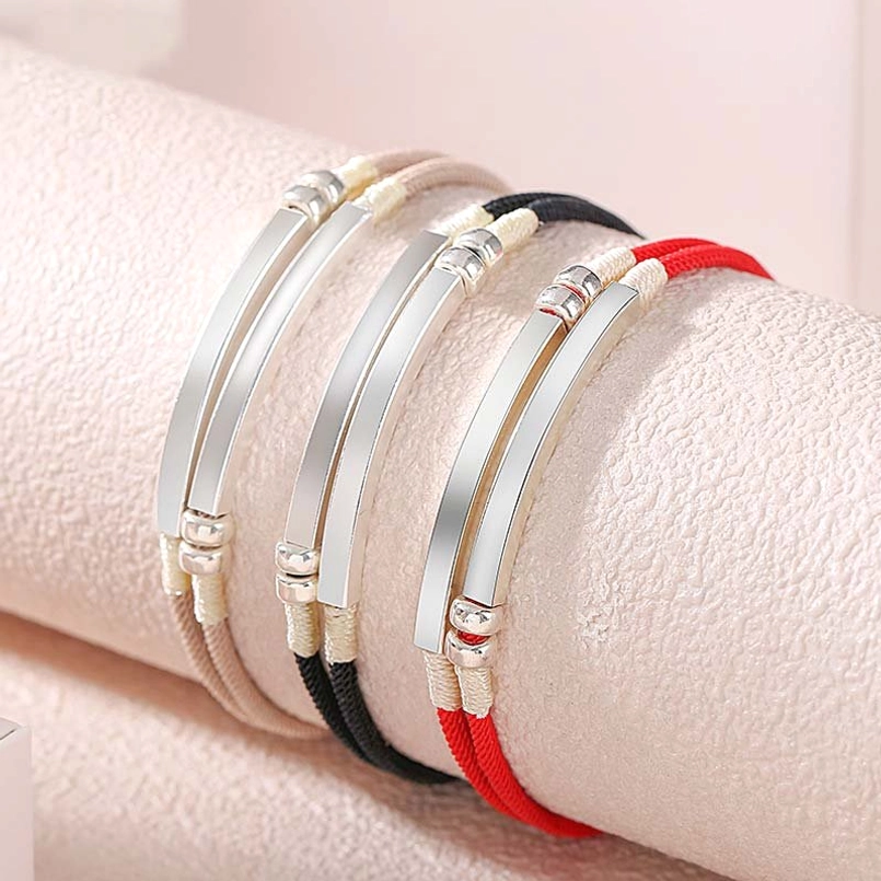 Red Thread of Fate bracelet symbolizing destiny and sacred connection with 925 sterling silver
