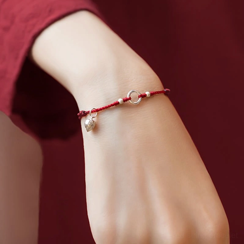 red thread of fate destiny bracelet 925 sterling silver handcrafted