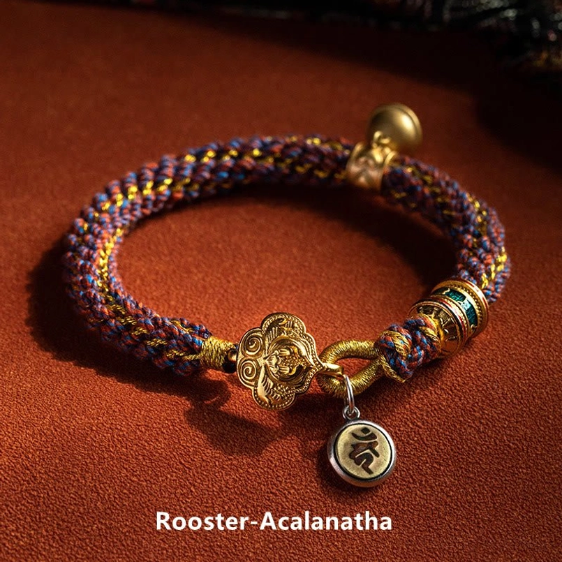 Rooster Zodiac Natal Buddha - Acalanatha Protection Bracelet