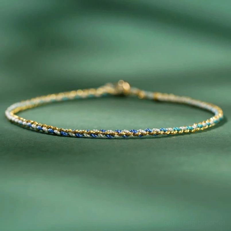 Spiritual colorful lucky coin bracelet combining Tibetan Buddhist and Chinese Feng Shui symbols